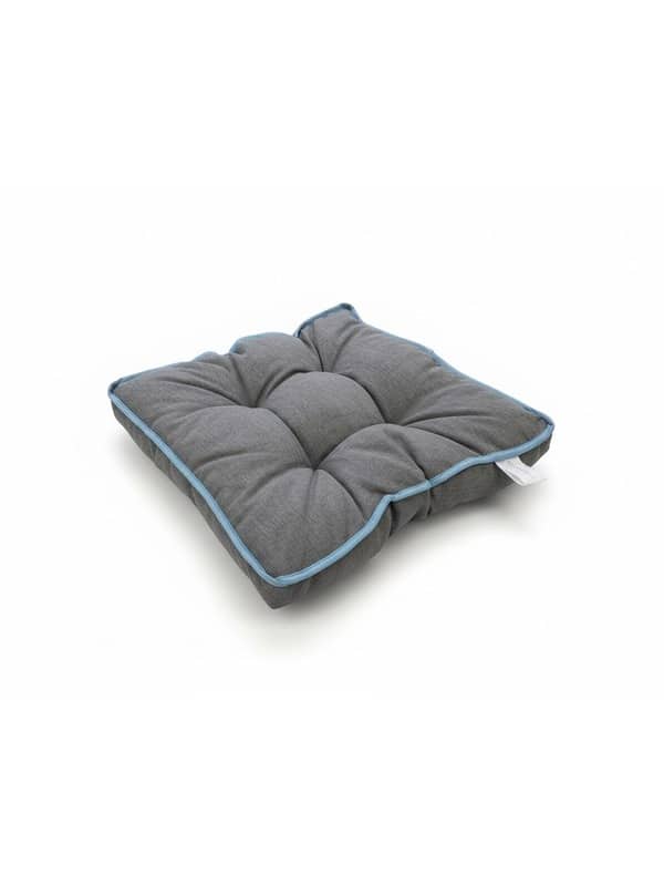 Coussin animal gris en polyester 100X60 cm pour chien
