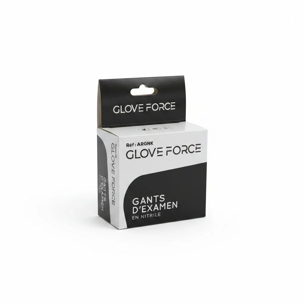 Gants en Nitrile Jetable Noir Boite de 10 U T.s