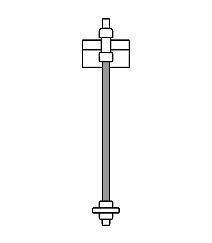 Tige Filetée 9,5Mmx1 M
