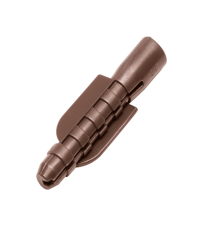 Bouchons En Plastique 7,9 Mm Marron 20 Pièces