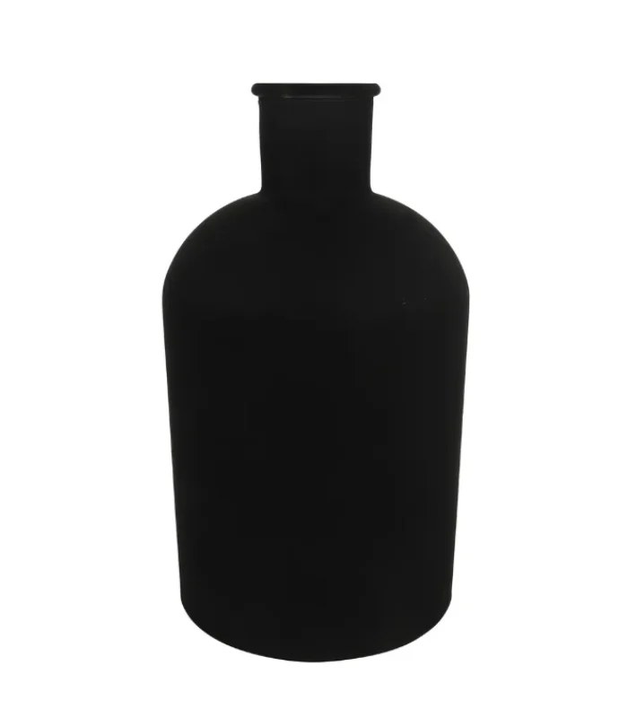 Vase bouteille dena noir 31 cm