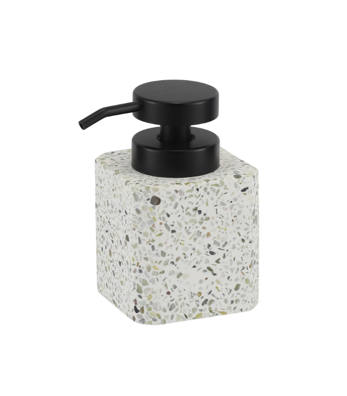Distributeur De Savon En Polyresine Effet Ciment Lusso
