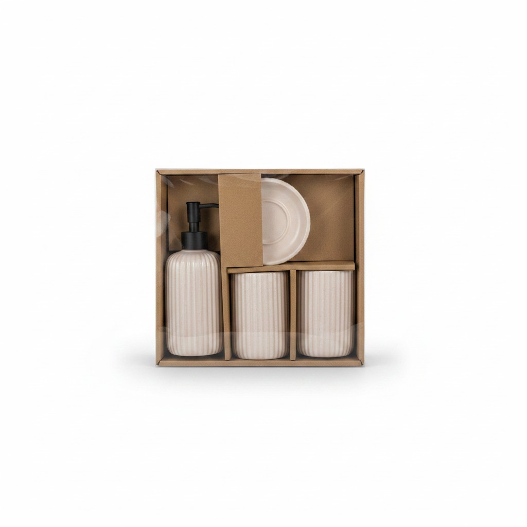 Set 4 Accessoires Sb En Ceramique