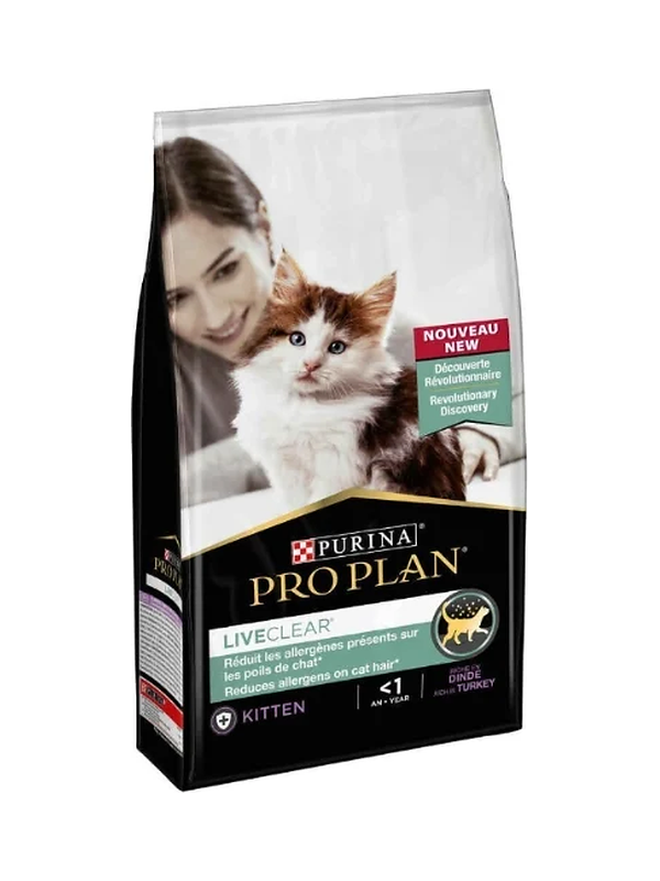 Croquette chaton live clear kitten à la dinde1,4kg
