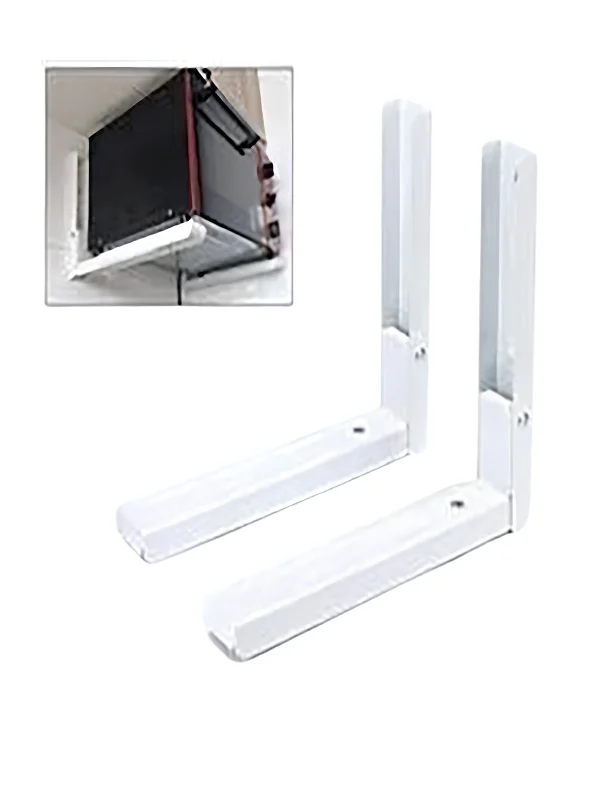 Support micro-ondes blanc