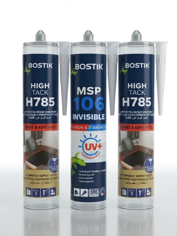 Pack de Colle Bostik MSP 106+2 cartouches high tack H785