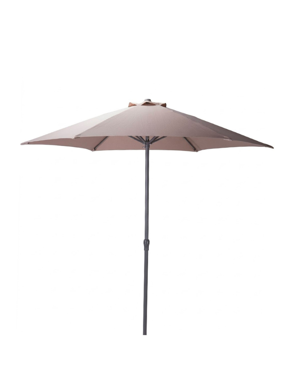 Parasol Ø 230 cm taupe