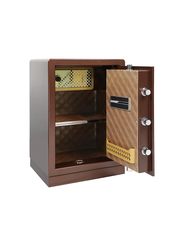 Coffre fort electronique 80x48x40cm marron