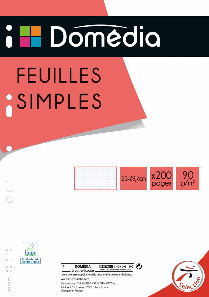 Feuilles Simples Perforées