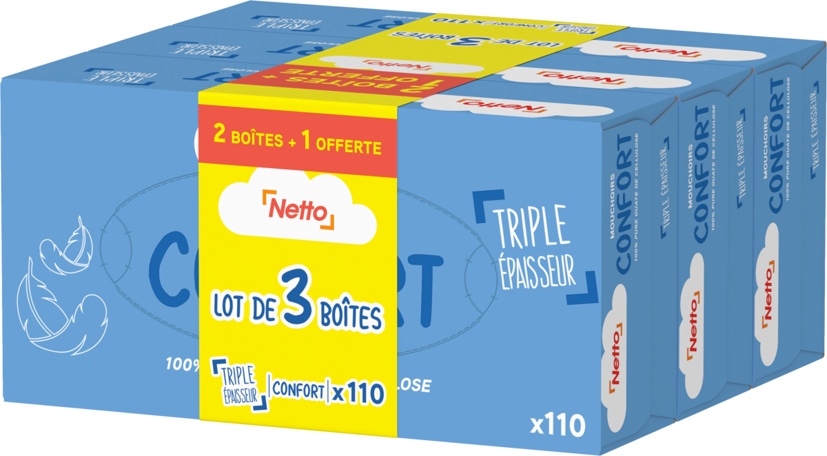 Boite de Mouchoirs Triple Épaisseurs X110