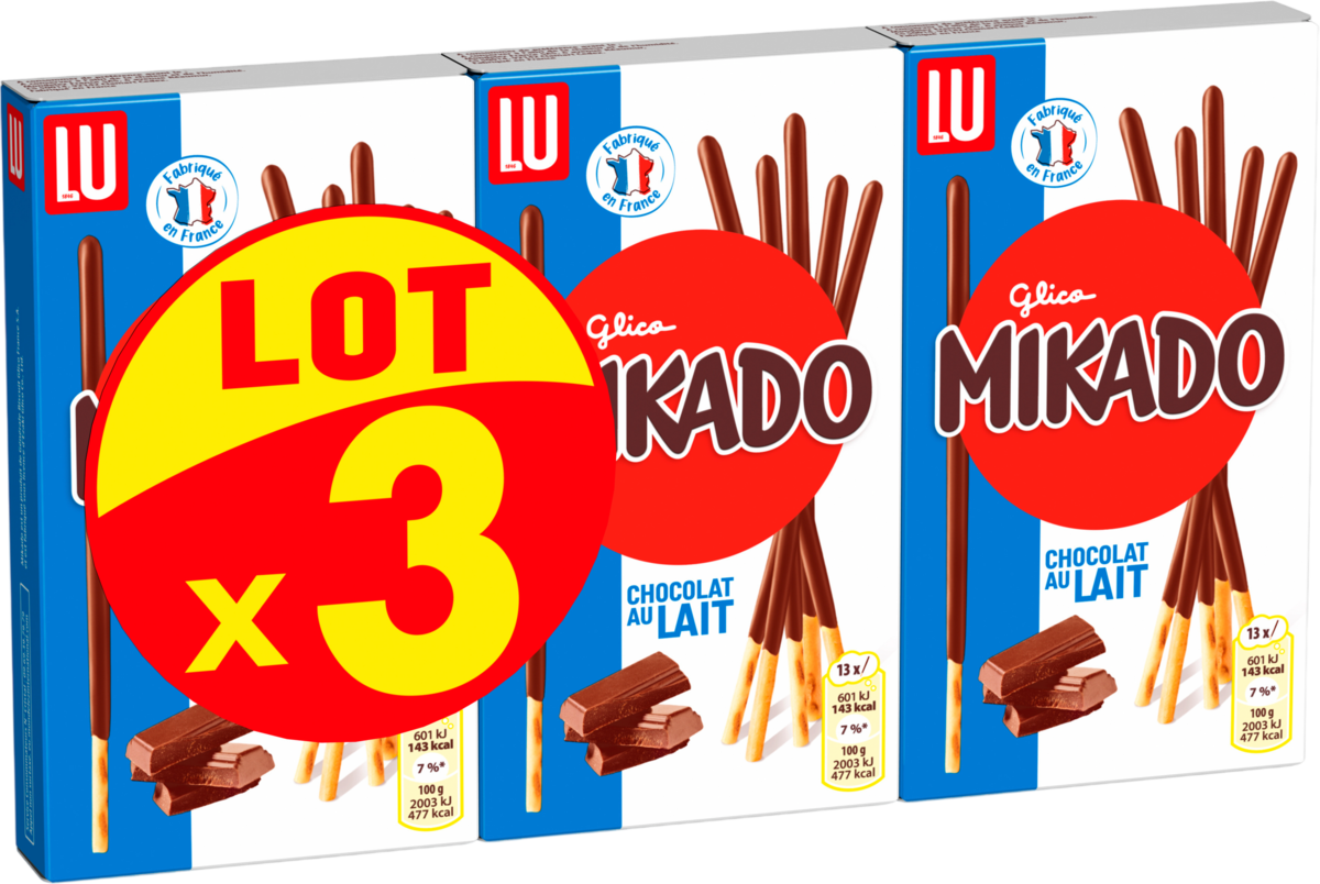 Mikado Chocolat au Lait