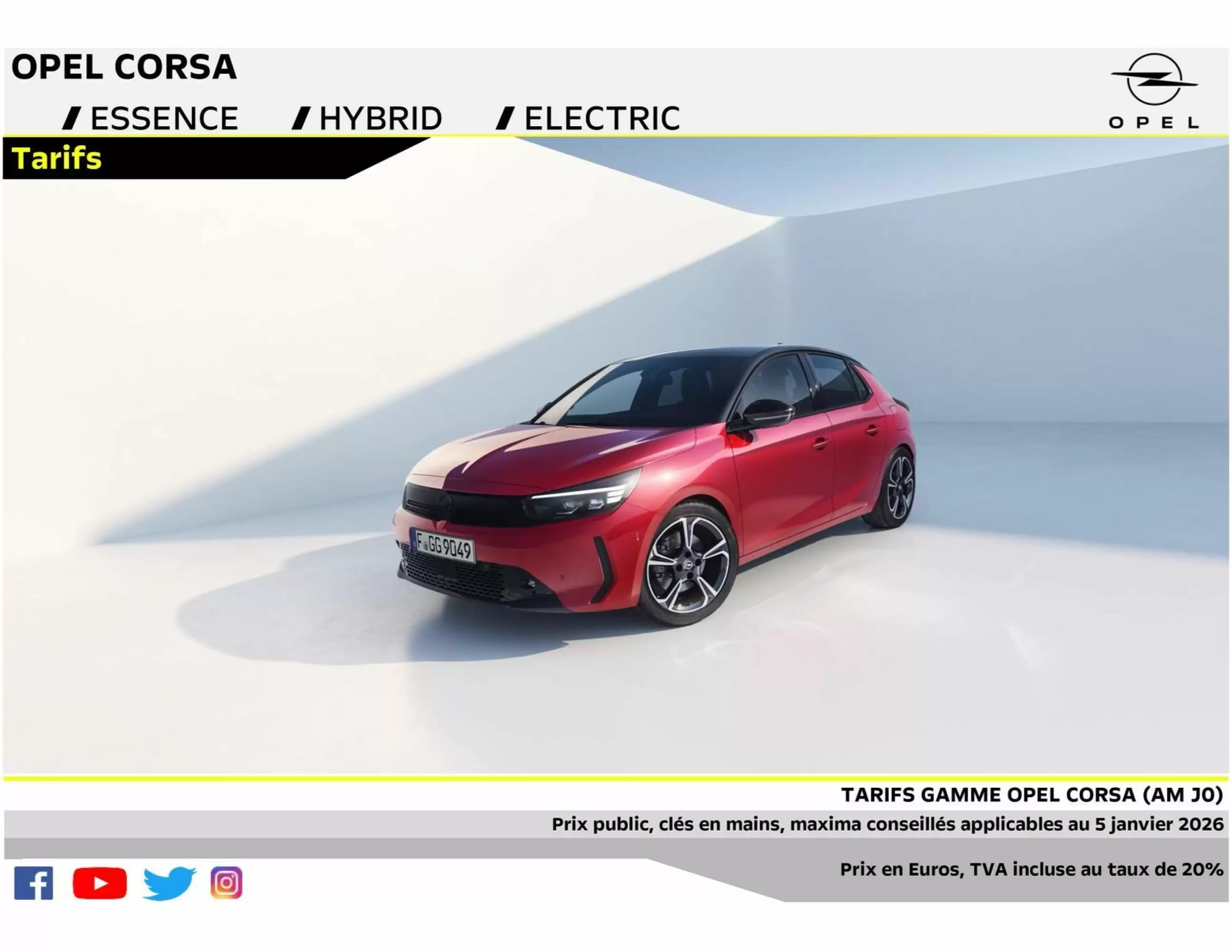 Catalogue Opel du 6 janvier au 6 janvier 2027