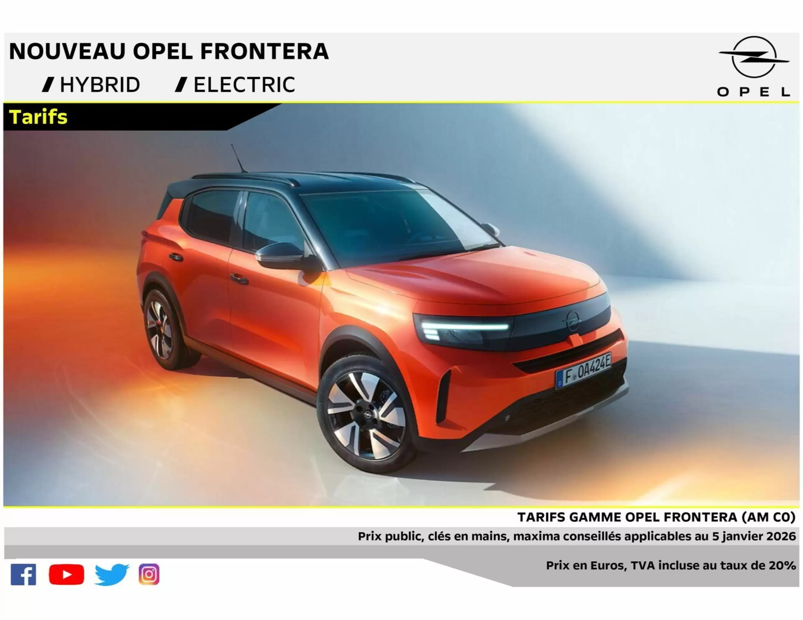 Catalogue Opel du 6 janvier au 6 janvier 2027