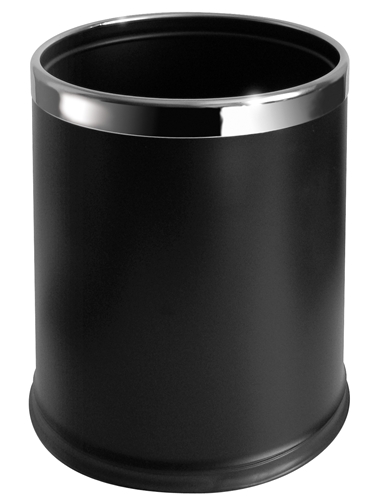 Poubelle bureau noire JVD