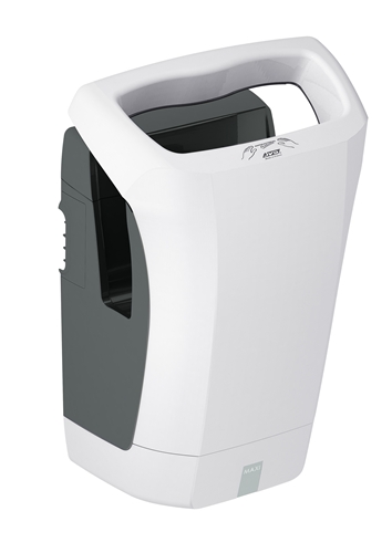 Seche mains electrique JVD Stell air blanc