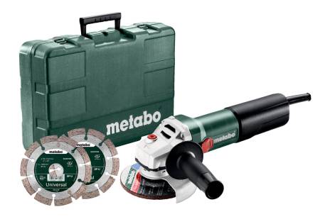 WQ 1100-125 Set (610035510) Meuleuse d’angle – Metabo