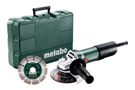 W 850-125 Set (603608510) Meuleuse d’angle – Metabo