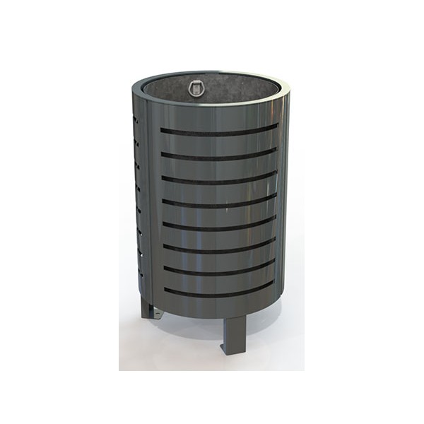 Corbeille Surzur métal 60 L