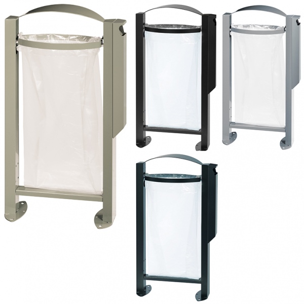 Corbeille Vigipirate Baïriki 60 L avec cendrier