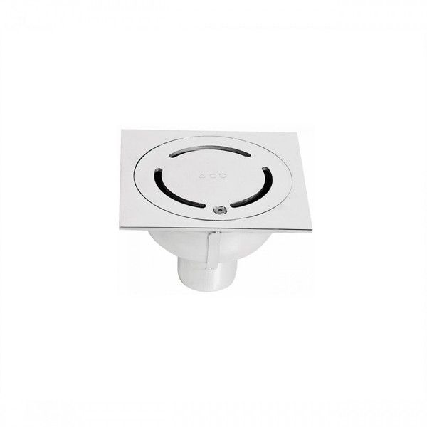 Siphon de sol en inox 200×200 pose diamant – Netsol ACO – 401125
