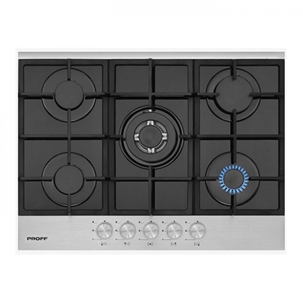 Plaque de cuisson PROFF Verre + Inox H7501 AGSB