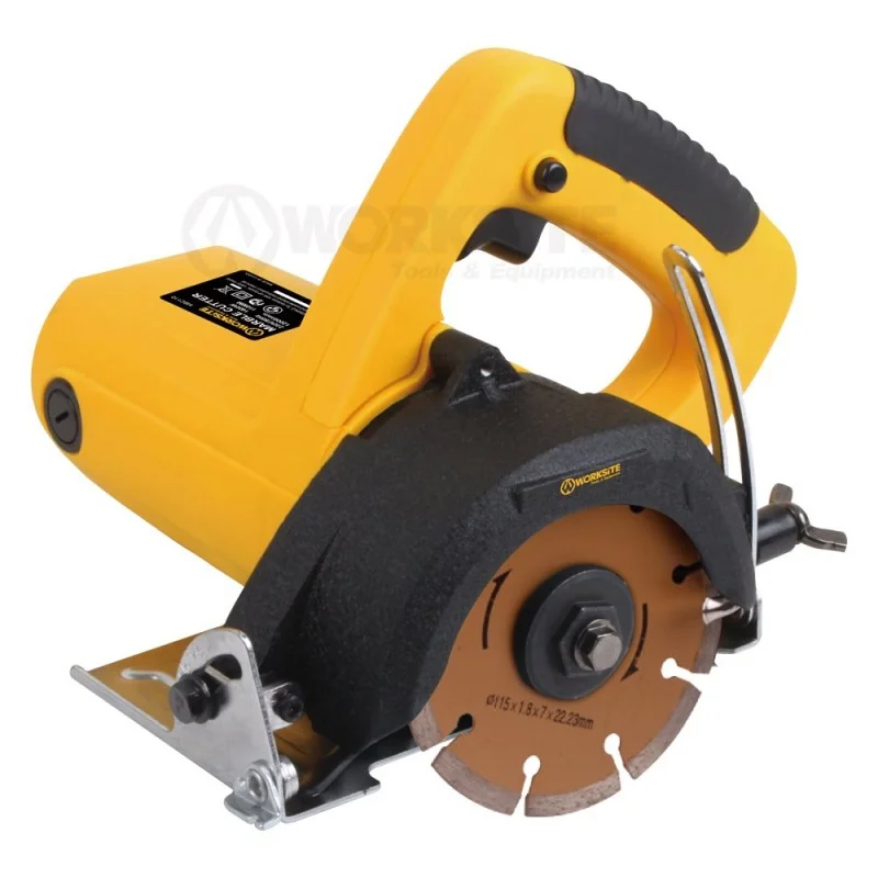 Scie à marbre 1400W, 110mm, profondeur réglable - WORKSITE MBC110