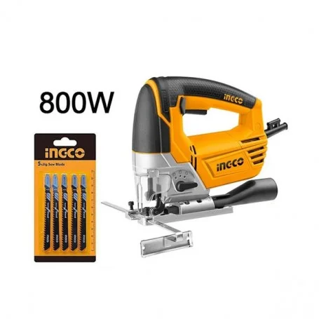 SCIE SAUTEUSE 110MM 800W + 5 LAMES INGCO js80028