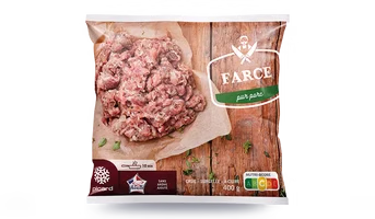 Farce pur porc crue, à cuire