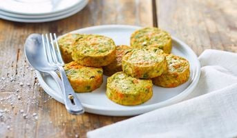 8 Palets de légumes courgettes jaune et verte, petit pois doux, carotte