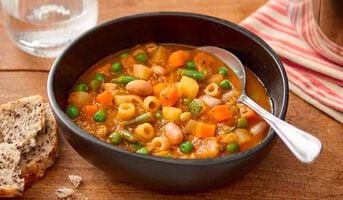 Potage minestrone, portionnable