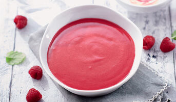 Coulis framboise, portionnable