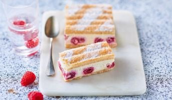 Macaron aux framboises