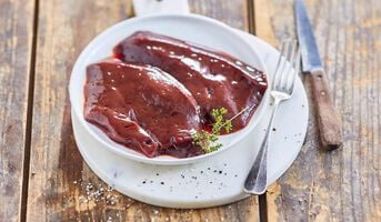 2 Tranches de foie de veau, origine France