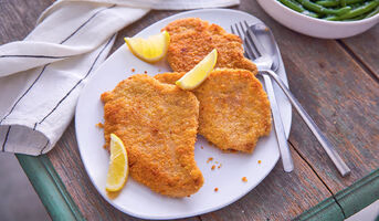 2 Escalopes de veau à la milanaise