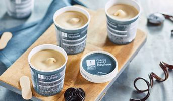 Crème glacée réglisse