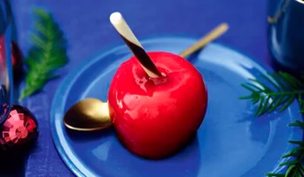 Dessert façon pomme d'amour, 1 part