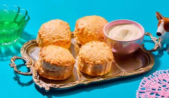 4 Scones, petits pains sucrés