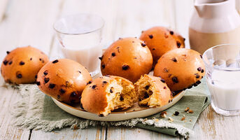 6 brioches aux pépites de chocolat