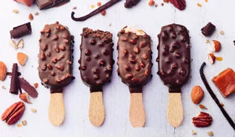 8 mini-bâtonnets vanille et chocolat
