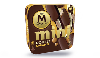 6 Mini Magnum double caramel
