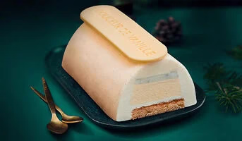 Bûche glacée Douceur de vanille, 4 parts