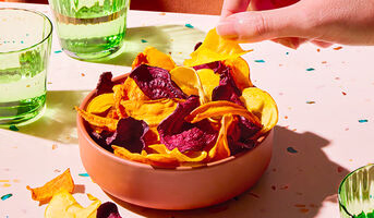 Chips de légumes bio au sel de Camargue