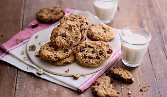 Cookies aux pépites de chocolat et noisettes