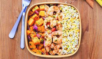 Crevettes sauce vierge