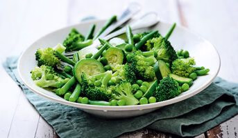 Mélange brocolis, HV, courgettes, garden peas