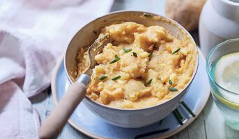 Ecrasé de pomme de terre et patate douce