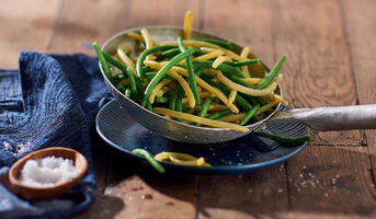 Duo de haricots verts et haricots beurres bio