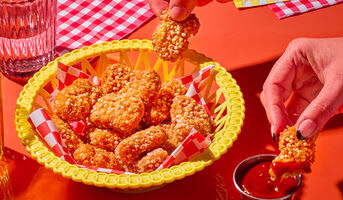 Bouchées de poulet panées, saveur barbecue