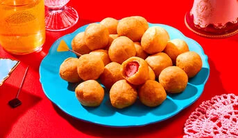 Corn dogs pops, bille de saucisse