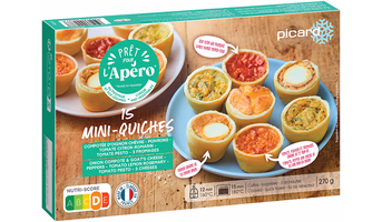 15 Mini quiches 5 saveurs